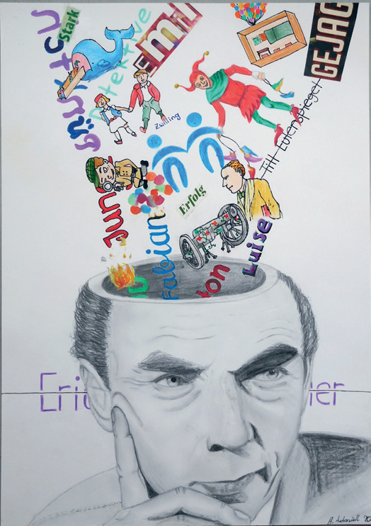 Zeichnung von Erich Kästner